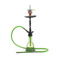 Кальян AMY Deluxe - 043 Black Green (Luxus Shisha)  (Полный комплект)