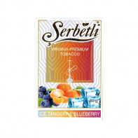 Табак для кальяна Serbetli АКЦИЗ - Ice Tangerine Blueberry (Лед Мандарин Черника) 50г