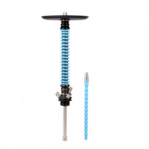 Кальян Mamay Custom - Coilovers Черный Голубой  (Без колбы)