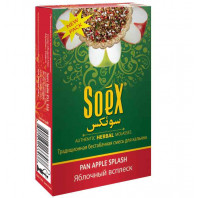 Бестабачная смесь для кальяна Soex - Pan Apple Splash (Яблочный всплеск) 50г