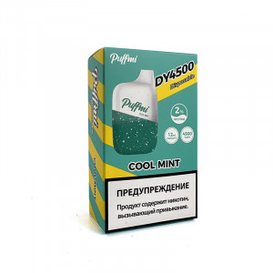 Электронная сигарета Puffmi DY 4500Т - Cool Mint (Холодная мята)