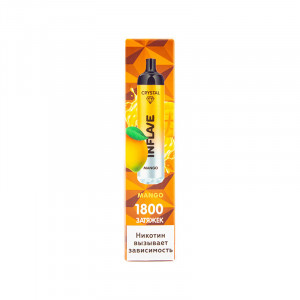 Электронная сигарета INFLAVE CRYSTAL 1800т - Манго