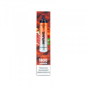 Электронная сигарета INFLAVE CRYSTAL 1800т - Гранат