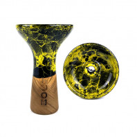 Чаша для кальяна Moonrave Phunnel Marble Black Yellow Фанел