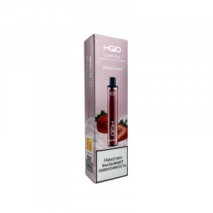 Электронная сигарета HQD CUVIE PLUS - Strawberry (Клубника) 1200