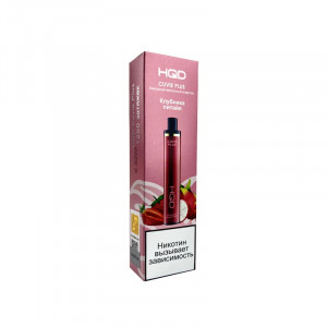 Электронная сигарета HQD CUVIE PLUS - Strawberry Dragonfruit (Клубника Питахайя) 1200т