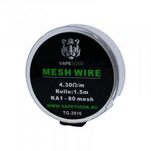 Сетка Vapetiger Mesh Wire KA1-80mesh 4.3ohm/m 1.5m/rolle TG-2016