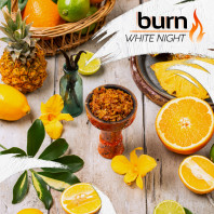 Табак для кальяна Burn White Night (Апельсин Ананас Ваниль) 100г