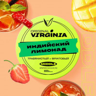 Табак для кальяна Original Virginia Middle - Индийский лимонад (Пряности, Манго, Клубника, Базилик) 25г