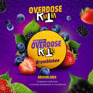 Табак для кальяна Overdose - Клубника ежевика голубика (Brumblebee) 100г