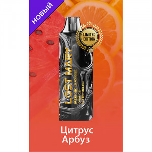 Электронная сигарета LOST MARY MO 5000 Black Gold Edition - Orange Watermelon (Цитрус арбуз)
