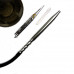 Кальян АРТ - AM 555LA Silver Black Фосфор 62см