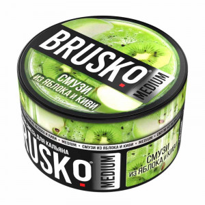 Смесь для кальяна BRUSKO MEDIUM - Смузи из яблока и киви 250г