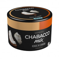 Смесь для кальяна Chabacco MEDIUM - Creme De Coco (Кокос и сливки) 50г