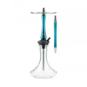 Кальян Union Hookah - Sleek АКРИЛ (Бирюзовый) 50см (Без колбы)