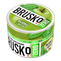 Смесь для кальяна BRUSKO ZERO - Яблоко с мятой 50г