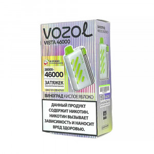 Электронная сигарета VOZOL VISTA 46000 - Виноград Кислое яблоко