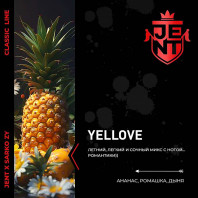 Табак для кальяна JENT X Sarko Zy - Yellove (Ананас ромашка дыня) 25г