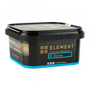 Табак для кальяна Element Вода - Grape Mint (Мятный виноград) 200г