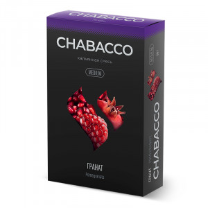 Смесь для кальяна Chabacco MEDIUM - Pomegranate (Гранат) 50г