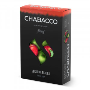 Смесь для кальяна Chabacco MEDIUM -  Double Apple (Двойное Яблоко) 50г