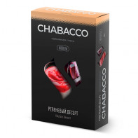 Смесь для кальяна Chabacco MEDIUM - Rhubarb Dessert (Ревеневый десерт) 50г