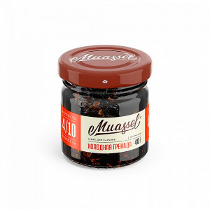 Табак для кальяна Muassel Medium - Холодная Гренада (Гранат Красная смородина Лед) 40г