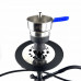 Кальян AMY Deluxe - 058 PSMBK Black (Middle Zoom)  (Полный комплект)