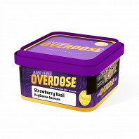 Табак для кальяна Overdose - Strawberry Basil (Клубника Базилик) 200г