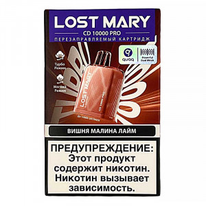 Картридж Lost Mary CD10000 POD PRO - Вишня Малина Лайм