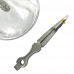 Кальян АРТ - E-200S Silver Light Glass 57см (Светящаяся колба) (Полный комплект)