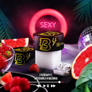 Табак для кальяна Banger - Sexy (Грейпфрут Клубника Малина) 200г