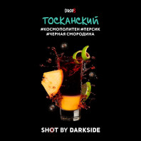 Табак для кальяна Darkside Shot - Тосканский (Космополитен Персик Черная смородина) 30г