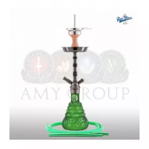 Кальян AMY Deluxe - 4 Stars 460 Black Green  (Полный комплект)
