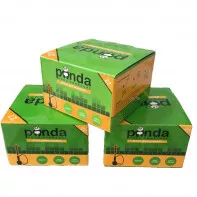 Кокосовый уголь для кальяна - Panda 27 кубиков (flat)