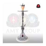 Кальян AMY Deluxe - SS07 Crystal (Palm Steel)  (Полный комплект)