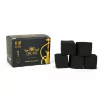 Кокосовый уголь для кальяна — Crown 12 шт 25мм