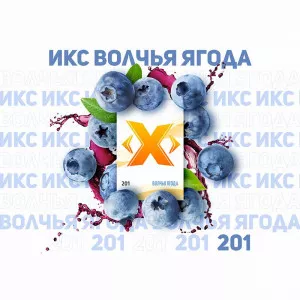 Табак для кальяна ИКС Волчья ягода (Голубика) 50г