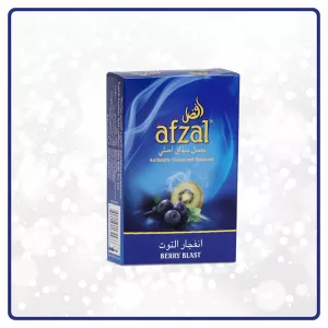 Табак для кальяна Afzal АКЦИЗ - Berry Blast (Черника киви мята) 40г