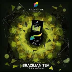 Табак для кальяна Spectrum Hard Line - Brazilian tea (Чай с лаймом) 40г