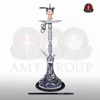Кальян AMY Deluxe - 073.01 AOALU-BK (Alu Sierra)  (Полный комплект)