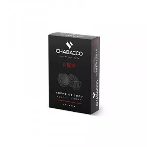 Смесь для кальяна Chabacco STRONG - Creme De Coco (Кокос и сливки) 50г