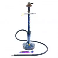 Кальян АРТ - TH-20 - Embery Mono Blue 70см (полный комплект)