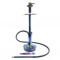 Кальян АРТ - TH-20 - Embery Mono Blue 70см (полный комплект)