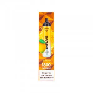 Электронная сигарета INFLAVE CRYSTAL 1800т - Манго