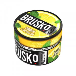 Смесь для кальяна BRUSKO MEDIUM - Лимон с мелиссой 50г
