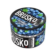 Смесь для кальяна BRUSKO MEDIUM - Черника с мятой 50г