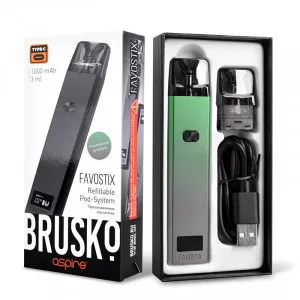 POD-система Brusko Favostix (Аквамарин градиент) 1000mAh