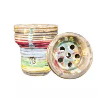 Чаша для кальяна Vintage - Mortar Разноцветная