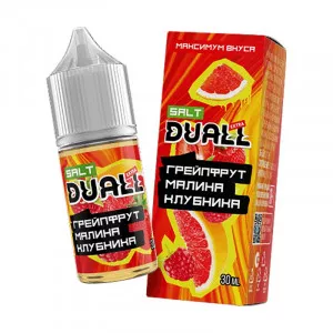 Жидкость DUALL SALT EXTRA - Грейпфрут Малина Клубника 30мл 20мг hard